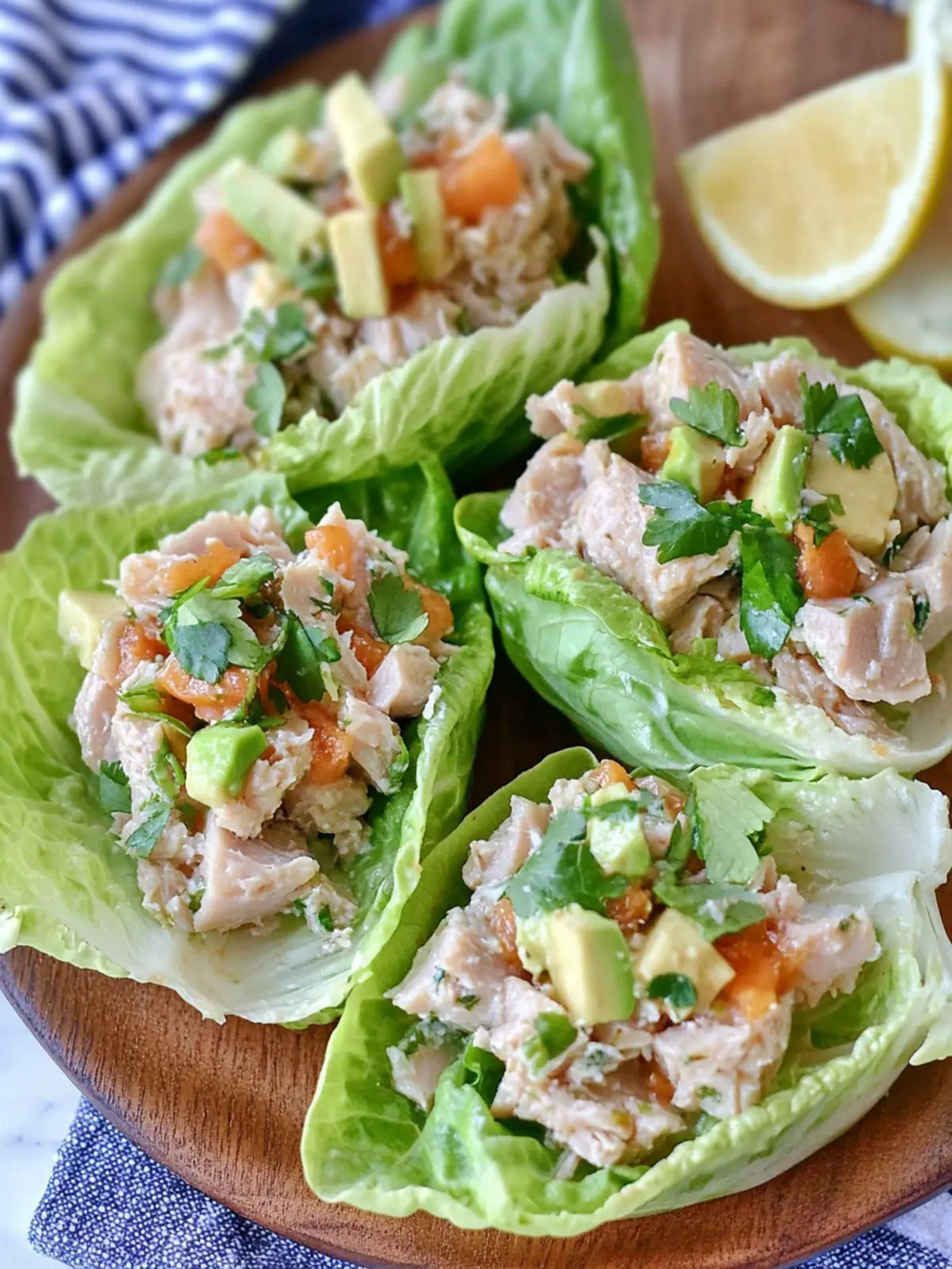Delicious Tuna Lettuce Wraps for a Fresh Homemade Bite 5 Tuna Lettuce Wraps