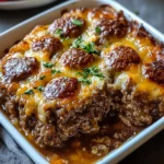 Easy Amish Hamburger Steak Bake with Creamy Comfort Sauce 3 Easy Amish Hamburger Steak Bake