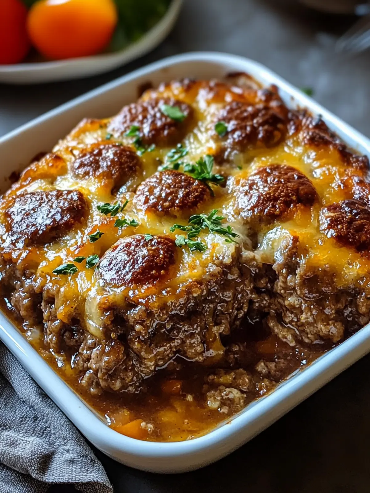 Easy Amish Hamburger Steak Bake with Creamy Comfort Sauce 5 Easy Amish Hamburger Steak Bake