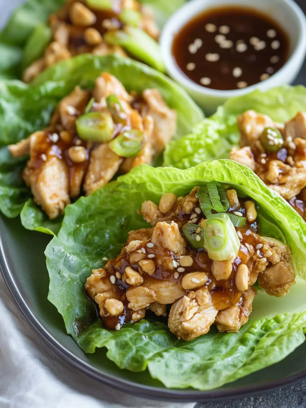 Delicious Teriyaki Chicken Lettuce Wraps for Happy Tummies 3 Teriyaki Chicken Lettuce Wraps