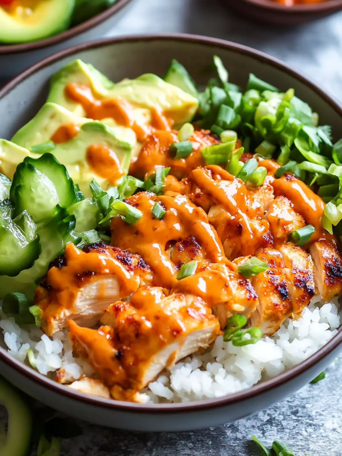 High Protein Bang Bang Chicken Bowls for a Flavorful Feast 2 high protein Bang Bang Chicken Bowls