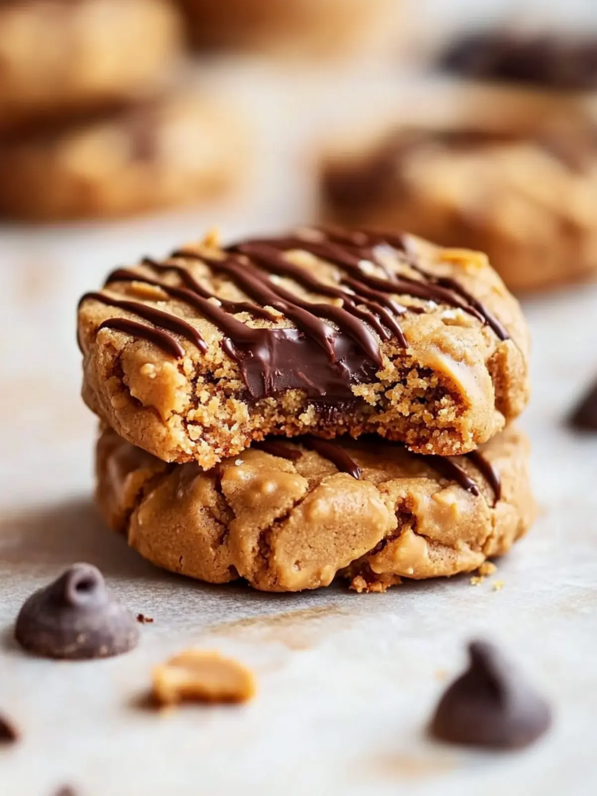 Peanut Butter Chocolate Caramel Cookies You Can't Resist 3 Peanut Butter Chocolate Caramel Cookies