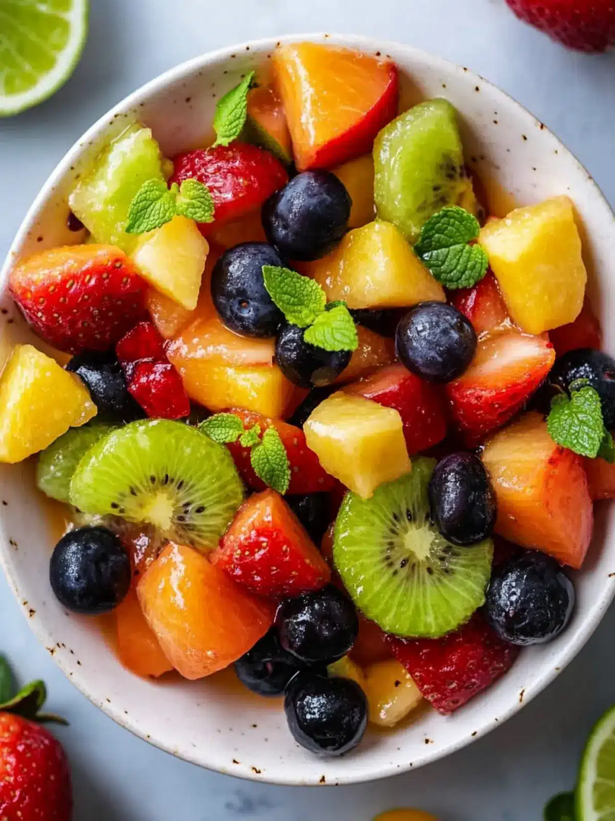 Delicious Fruit Salad with Honey Lime Bliss to Brighten Your Day 2 Fruit Salad Honey Lime