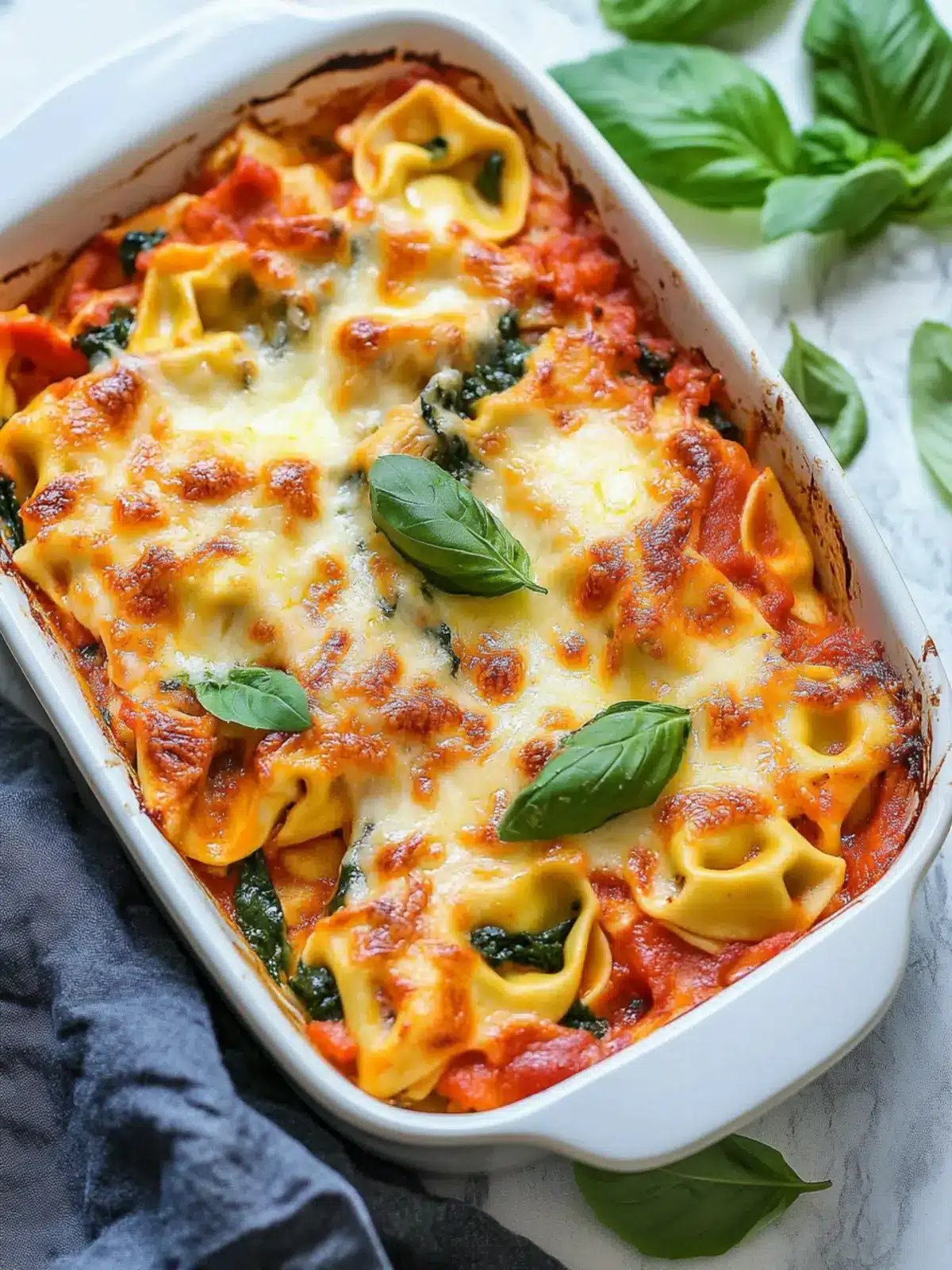 Summer Dinner Baked Tortellini Casserole – Only 5 Ingredients! 2 Summer Dinner Baked Tortellini Casserole – 5 Ingredients