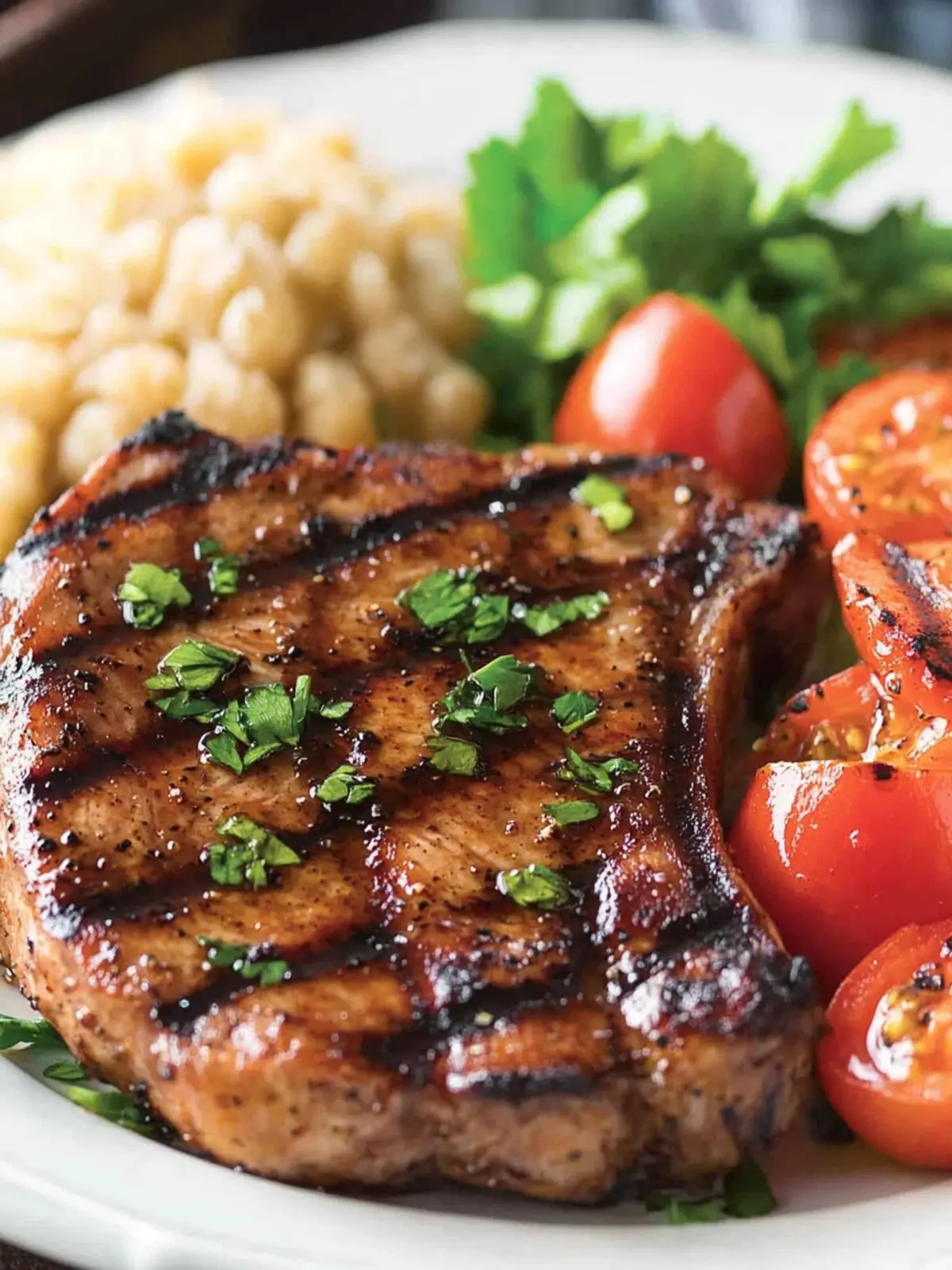 High Protein Grilled Pork Chops with Marinade That Wow 4 High Protein Grilled Pork Chops with Marinade