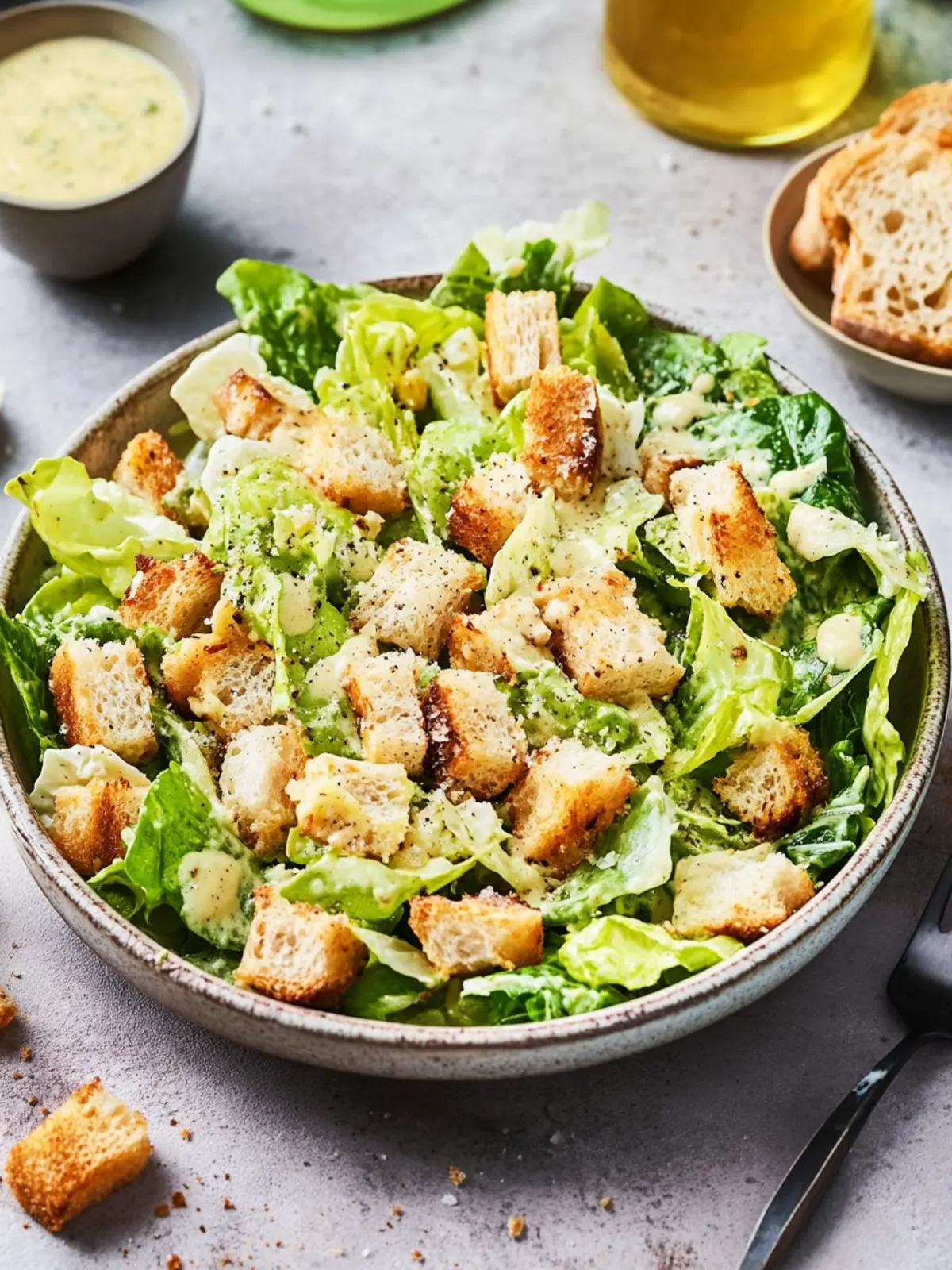 High Protein Classic Caesar Salad for the Ultimate Cravings 4 High Protein Classic Caesar Salad