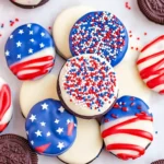 Delicious 4th of July Chocolate Covered Oreos to WOW Guests 7 4th of July Chocolate Covered Oreos