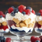 4th of July Red White and Blue Trifle Dessert for Family Fun 9 4th of July Red White and Blue Trifle Dessert