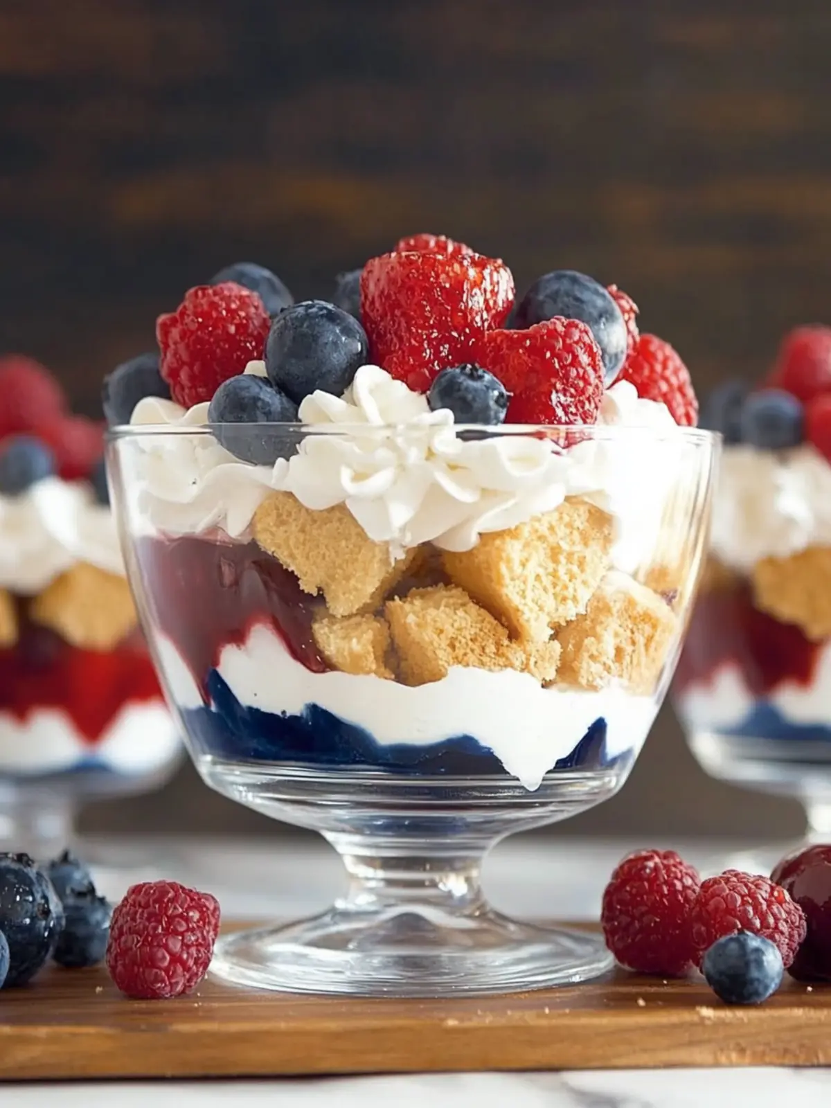 4th of July Red White and Blue Trifle Dessert for Family Fun 5 4th of July Red White and Blue Trifle Dessert