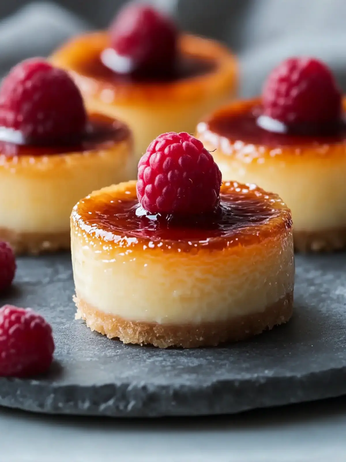 Sweet Mini Crème Brûlée Cheesecakes Recipe Delight at Home 4 Mini Crème Brûlée Cheesecakes Recipe Delight
