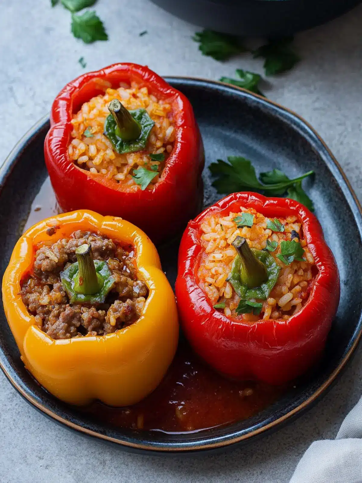 Savor Every Bite of Beef and Rice Stuffed Bell Peppers 3 Beef and Rice Stuffed Bell Peppers