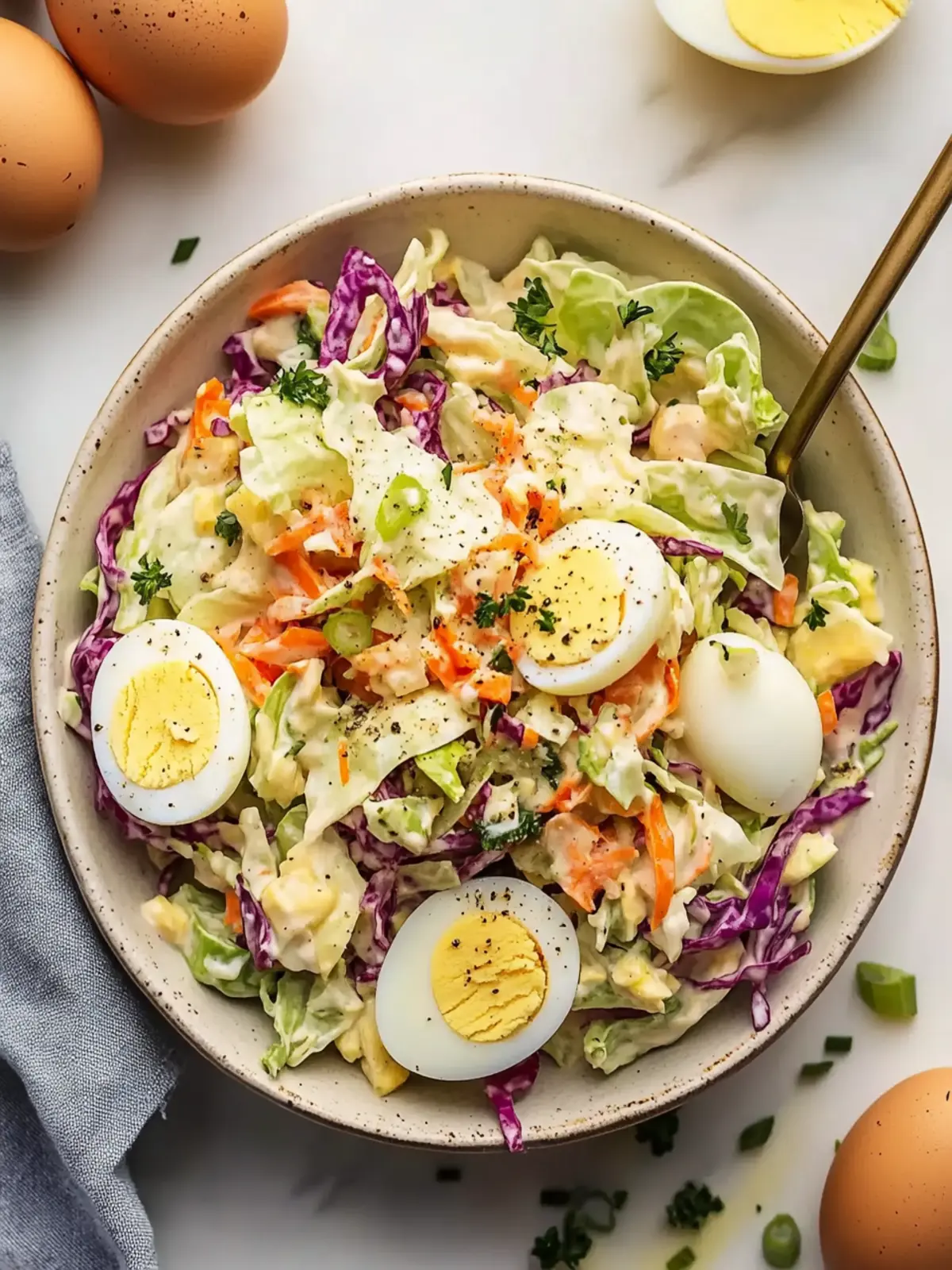 Hearty Coleslaw Egg Salad: A Delicious Twist on Tradition 5 Hearty Coleslaw Egg Salad