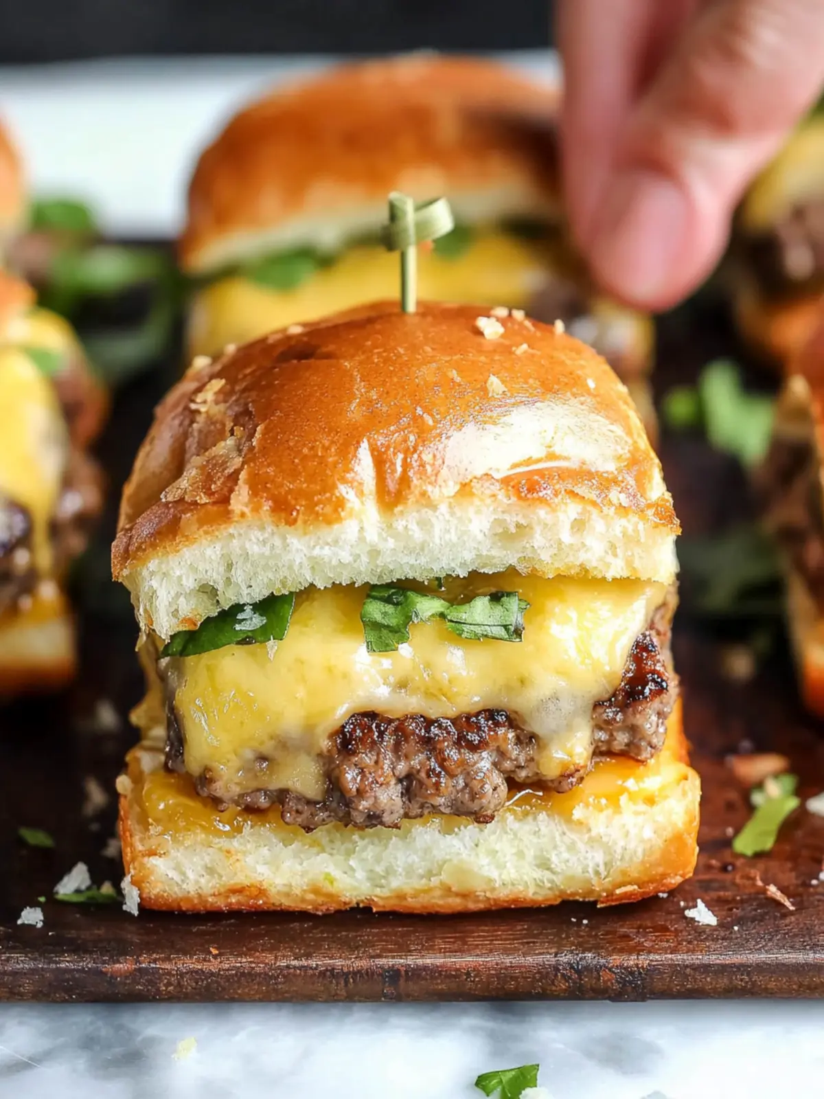 Hawaiian Roll Cheeseburger Sliders: Irresistibly Cheesy Treats 3 Hawaiian Roll Cheeseburger Sliders