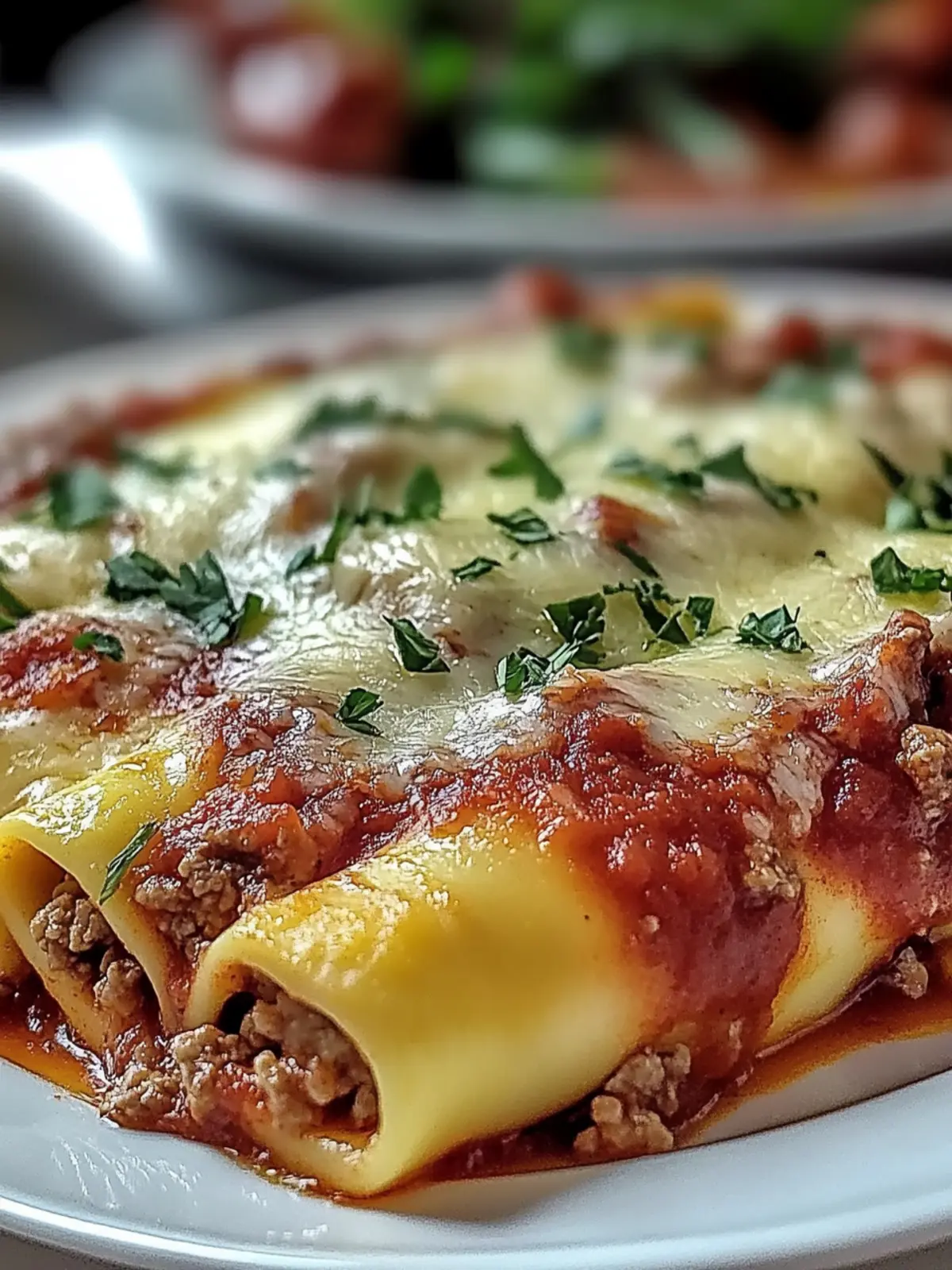 Mouthwatering Stuffed Manicotti with Meat Sauce Delight 3 Stuffed Manicotti with Meat Sauce