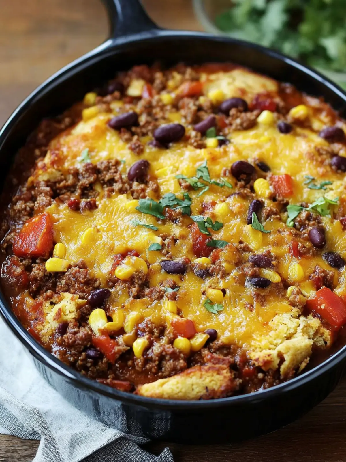 Mouthwatering Potluck Chili Cornbread Bake for Cozy Gatherings 4 Potluck Chili Cornbread Bake