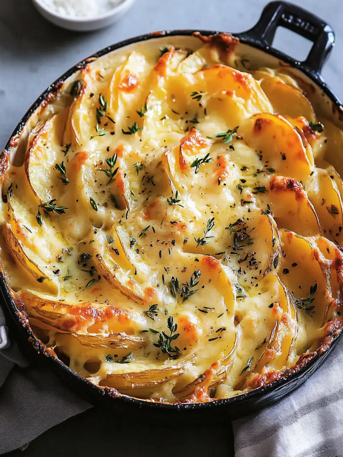 Cheese Herb Potato Gratin Side Dish to Wow Your Guests 5 Cheese Herb Potato Gratin Side Dish