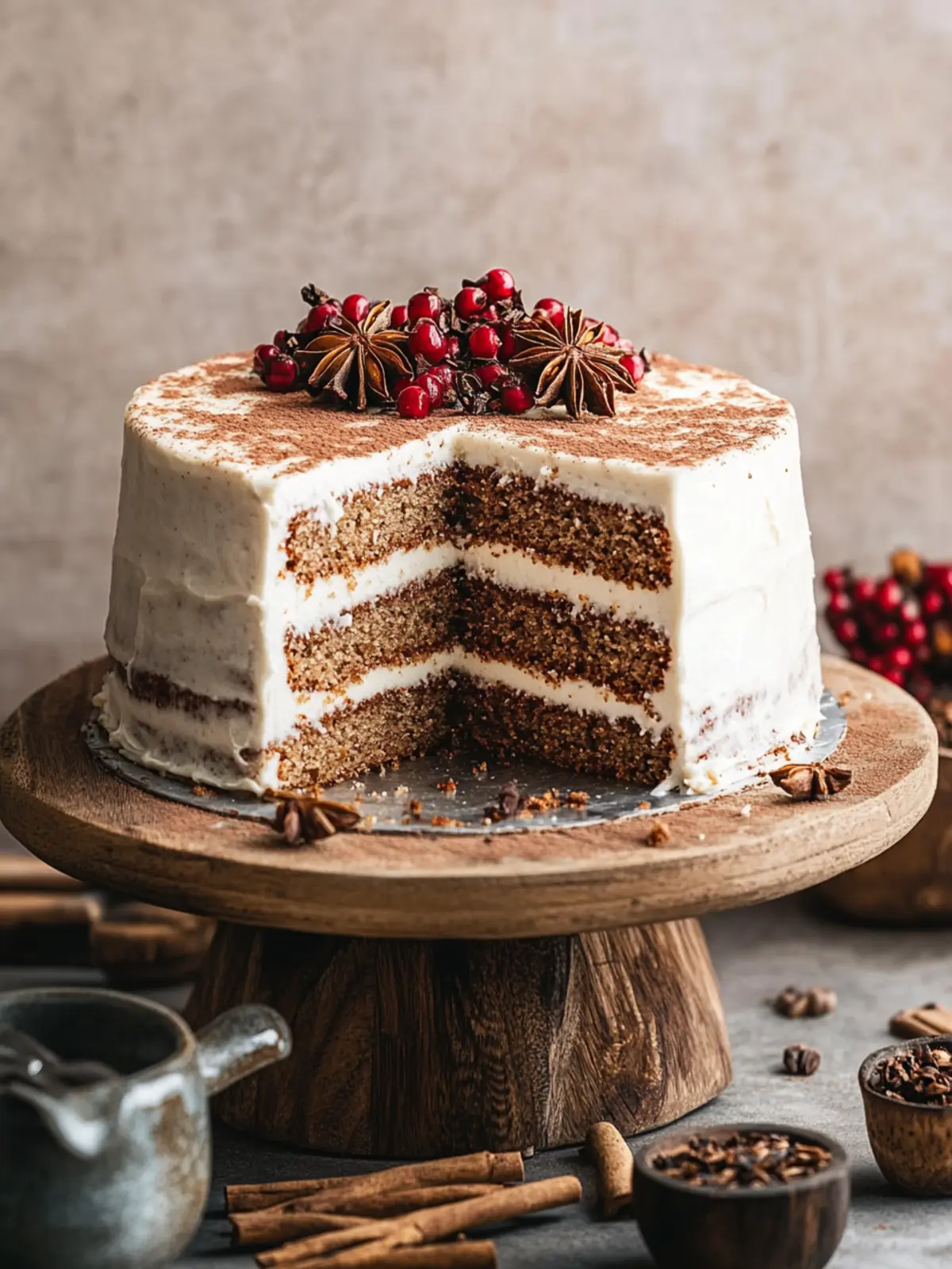 Irresistibly Moist Chai Cake with Cream Cheese Frosting 5 Chai Cake