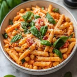 Healthy Dinner Creamy Tomato Basil Chickpea Pasta Delight 4 Healthy Dinner Creamy Tomato Basil Chickpea Pasta