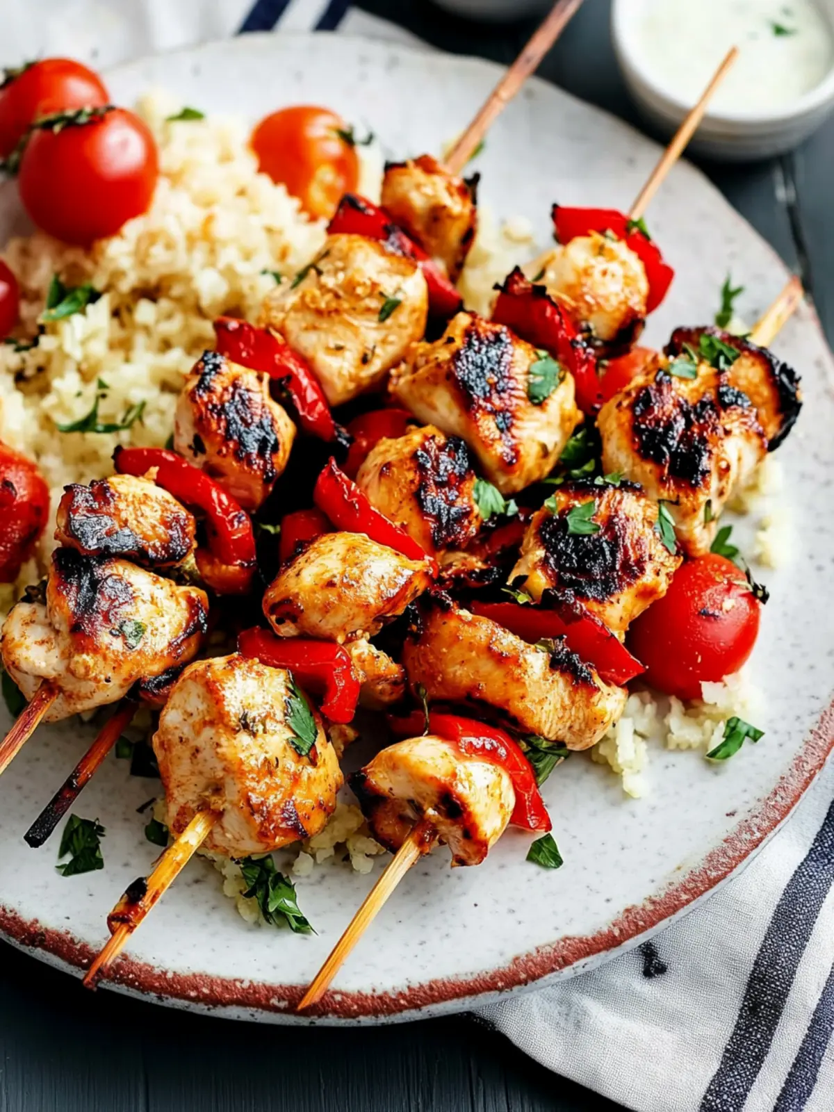 Yogurt-Marinated Chicken Kebabs for a Tasty Cardiac Diet 2 cardiac diet recipes Yogurt-Marinated Chicken Kebabs