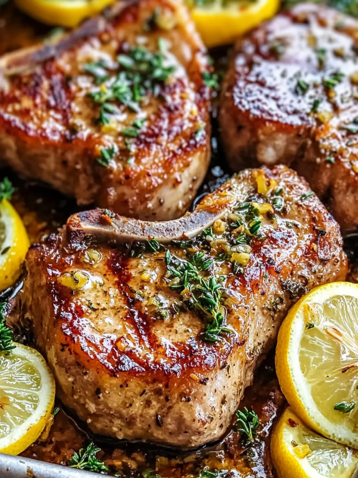 Juicy Air Fryer Sheet Pan Lemon Garlic Pork Chops Delight 4 Air Fryer Sheet Pan Lemon Garlic Pork Chops