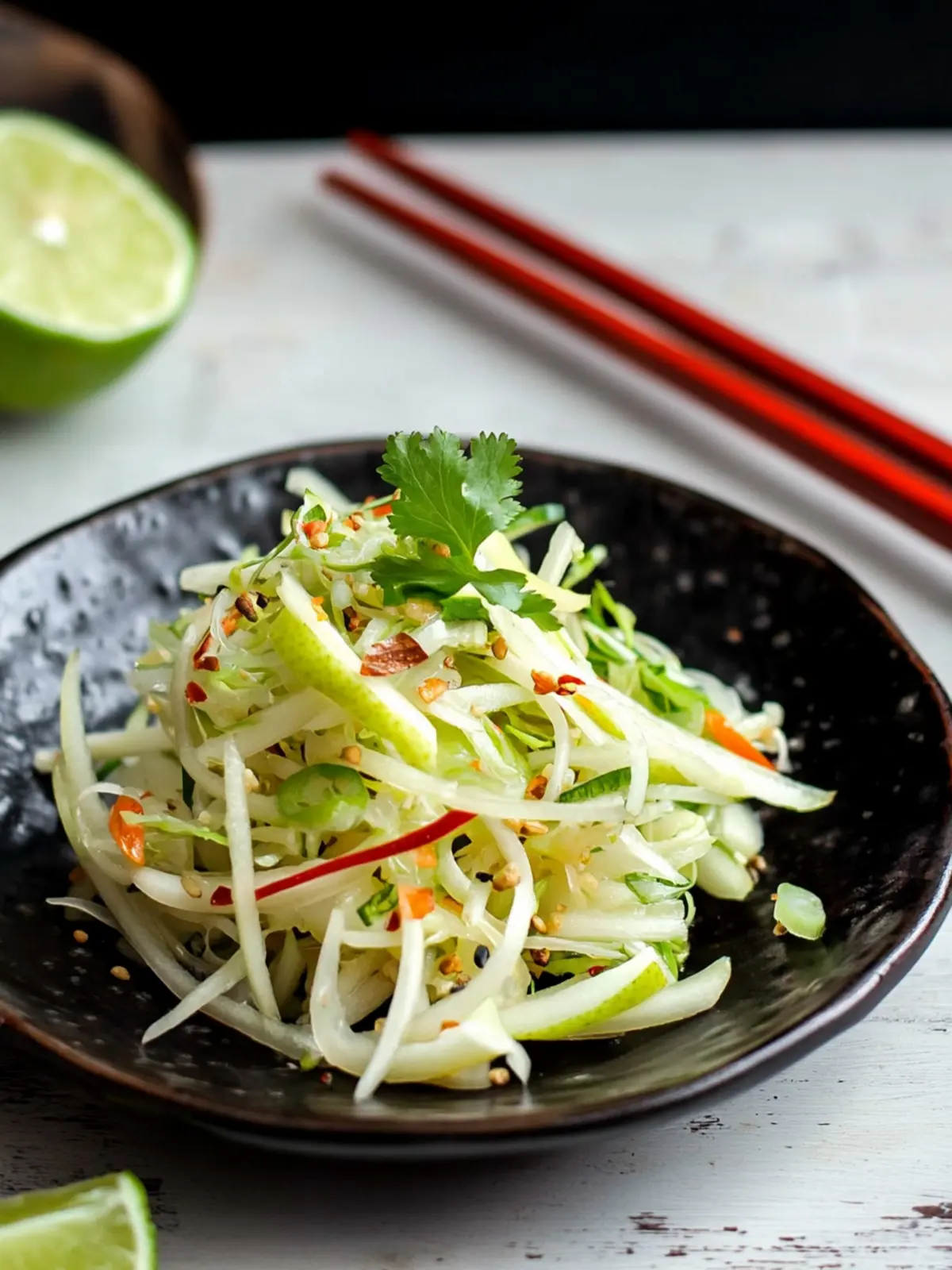 Zesty Asian Pear Slaw with Ginger and Lime You’ll Love 5 Asian Pear Slaw with Ginger and Lime
