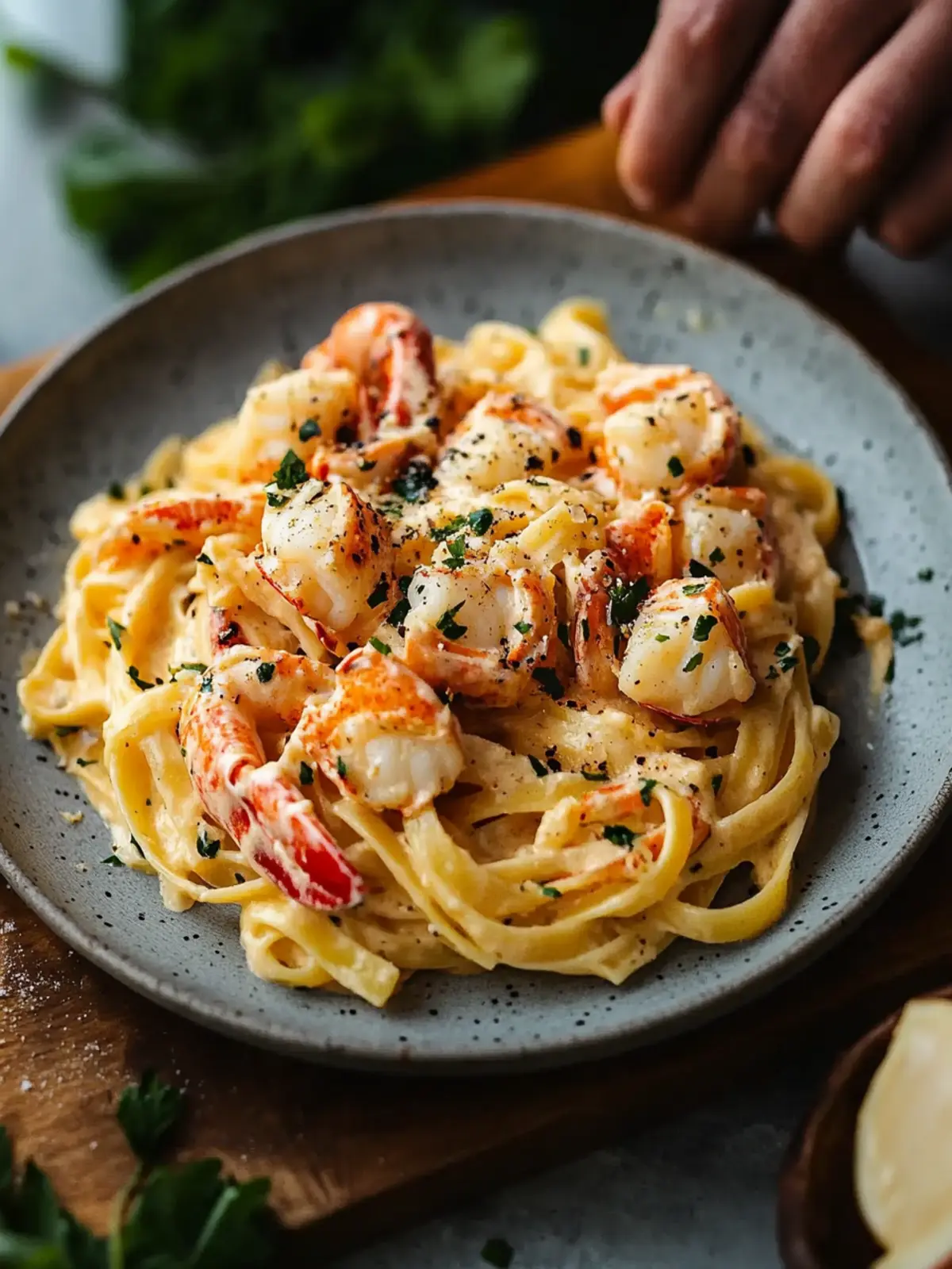 Indulge in Creamy Tuscan Lobster Pasta for a Luxurious Night In 2 Creamy Tuscan Lobster Pasta