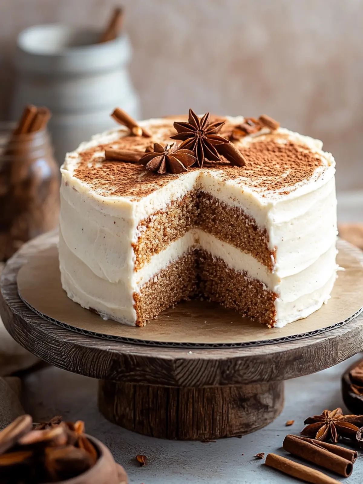 Irresistibly Moist Chai Cake with Cream Cheese Frosting 2 Chai Cake