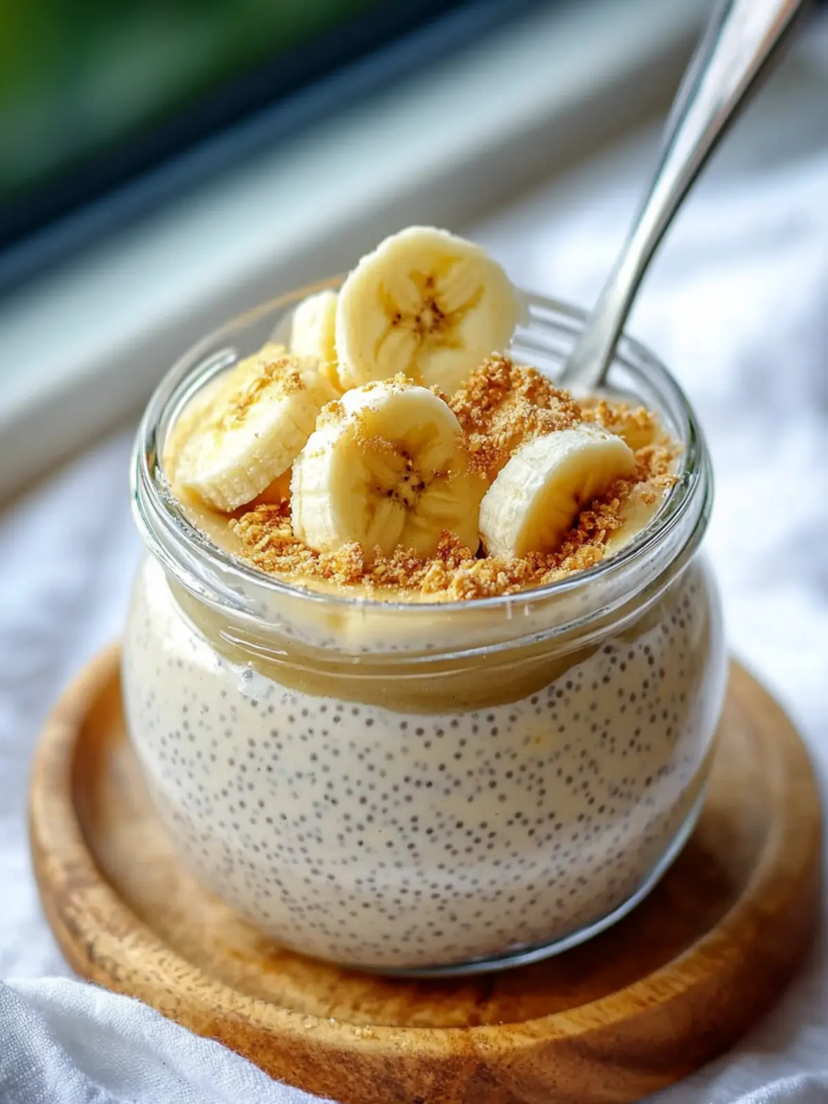 Magical Banana Cream Pie Blended Chia Pudding in 5 Minutes 2 Magical Banana Cream Pie Blended Chia Pudding in 5 Minutes