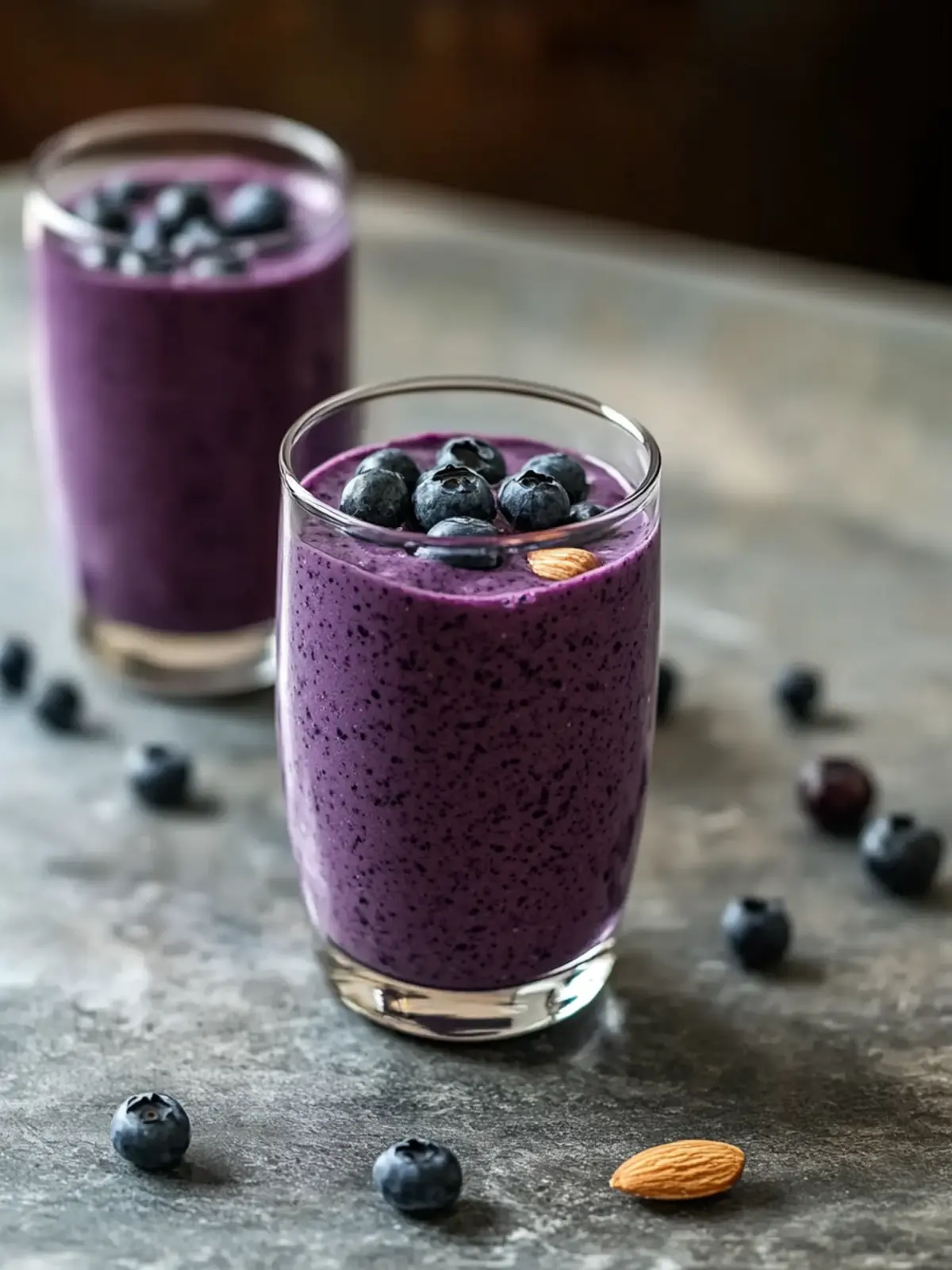 Revitalize Your Day with a Blueberry Almond Gut Health Smoothie 2 Gut Health Smoothies Blueberry Almond Smoothie