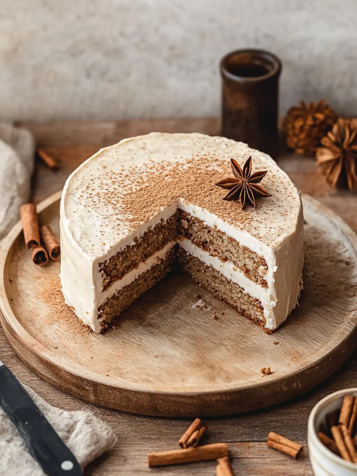 Irresistibly Moist Chai Cake with Cream Cheese Frosting 4 Chai Cake