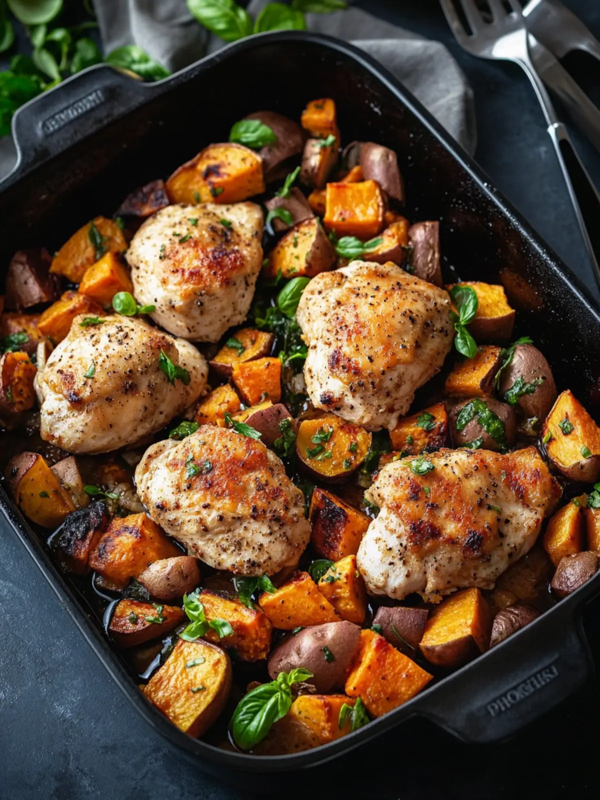 High Protein Chicken with Sweet Potatoes and Apples Delight 3 High Protein Chicken with Sweet Potatoes and Apples