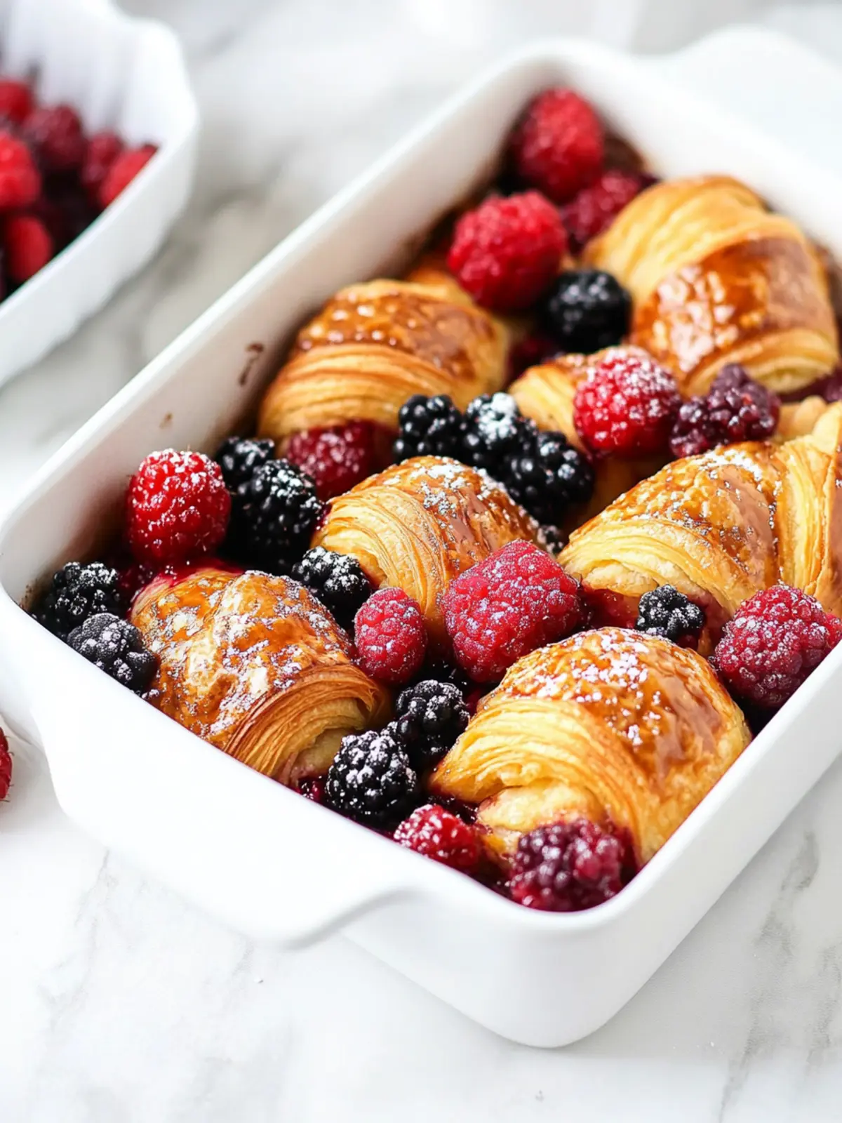 Delicious Berry Croissant Bake for Your Weekend Brunch Bliss 3 Berry Croissant Bake
