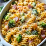 High Protein Broccoli Cheddar Ham Pasta Casserole Delight 6 High Protein Broccoli Cheddar Ham Pasta Casserole