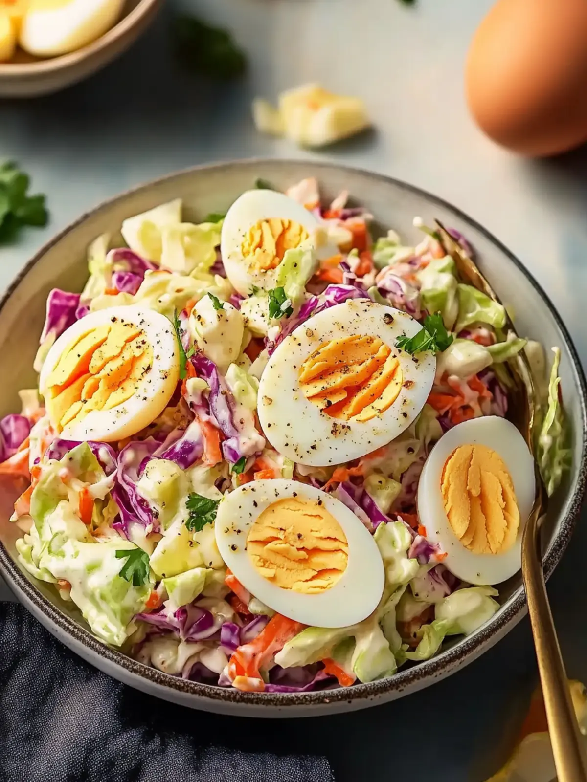 Hearty Coleslaw Egg Salad: A Delicious Twist on Tradition 2 Hearty Coleslaw Egg Salad