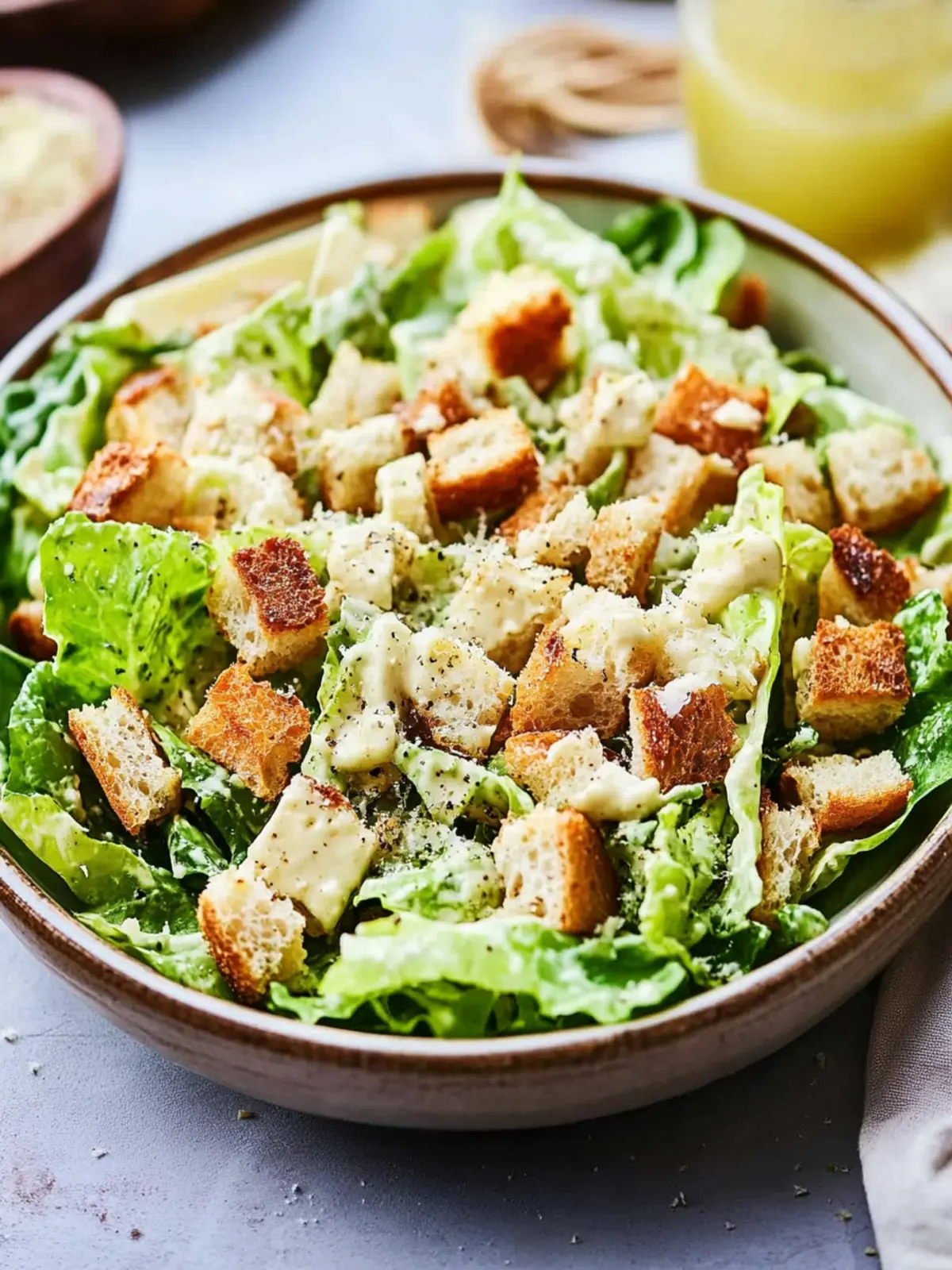 High Protein Classic Caesar Salad for the Ultimate Cravings 3 High Protein Classic Caesar Salad