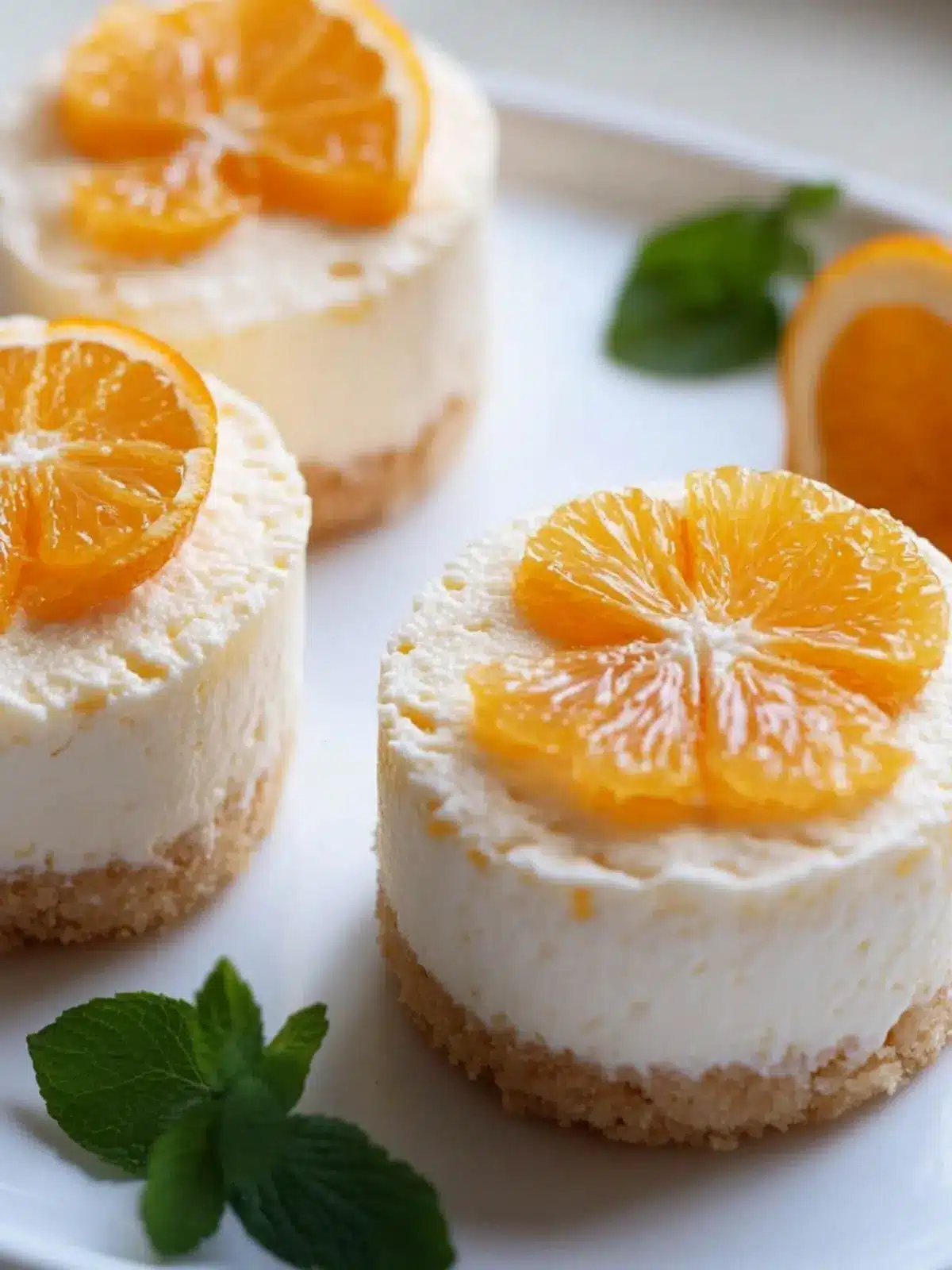 Delicious No Bake Orange Cheesecakes for Effortless Indulgence 3 No Bake Orange Cheesecakes