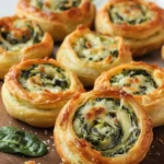 4th of July Spinach Artichoke Dip Pinwheels in Puff Pastry 10 4th of July Spinach Artichoke Dip Pinwheels With Puff Pastry