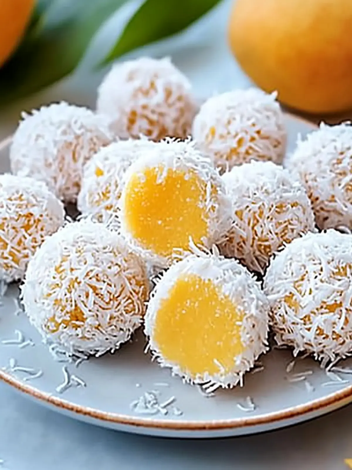 Coconut Mango Bliss Balls: Tropical Snacks You'll Love 2 Coconut Mango Bliss Balls