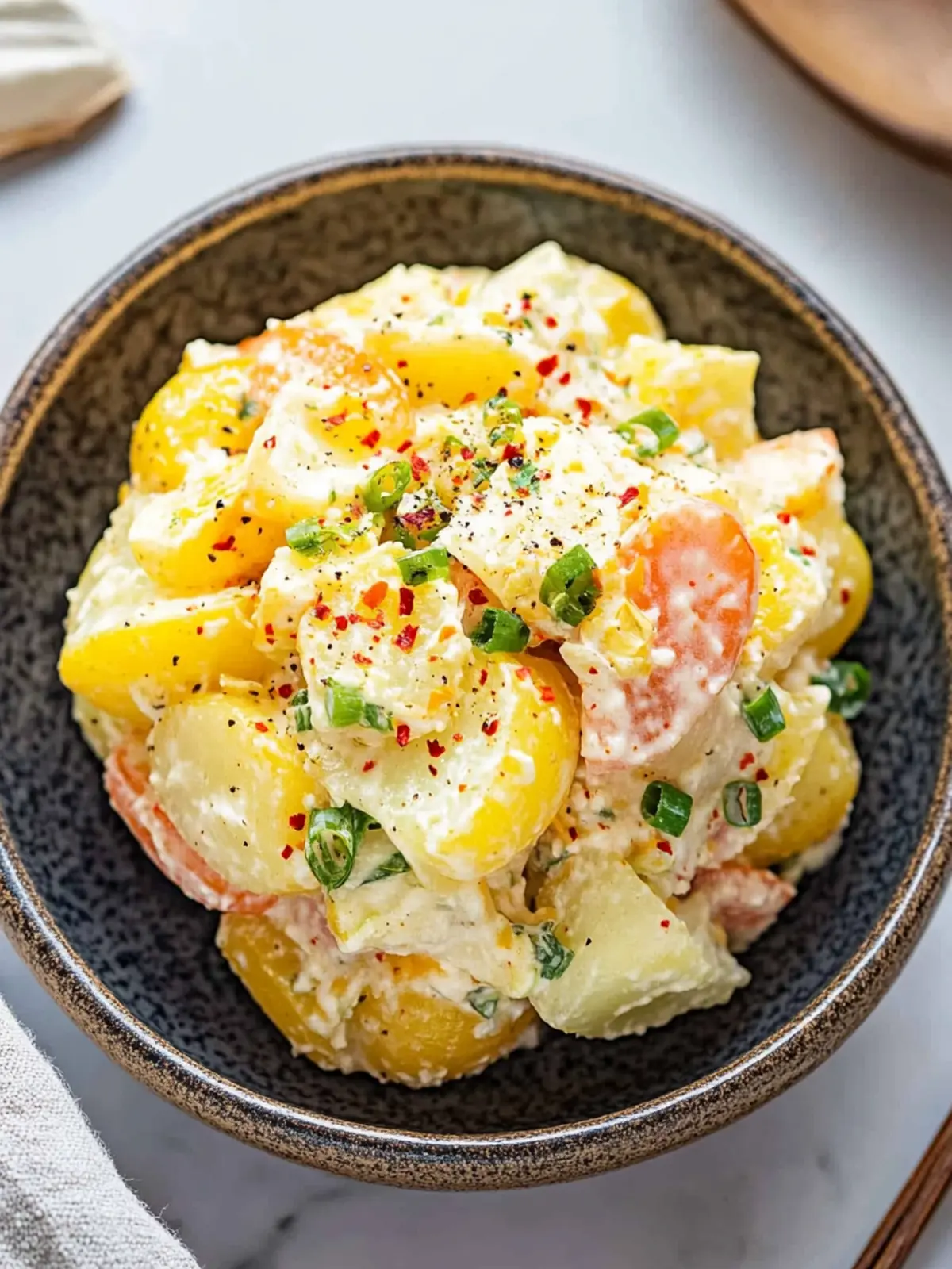 Korean Potato Salad Gamja Salad That's Irresistibly Creamy 3 Korean Potato Salad (Gamja Salad)