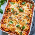 Summer Dinner Baked Tortellini Casserole – Only 5 Ingredients! 2 Summer Dinner Baked Tortellini Casserole – 5 Ingredients