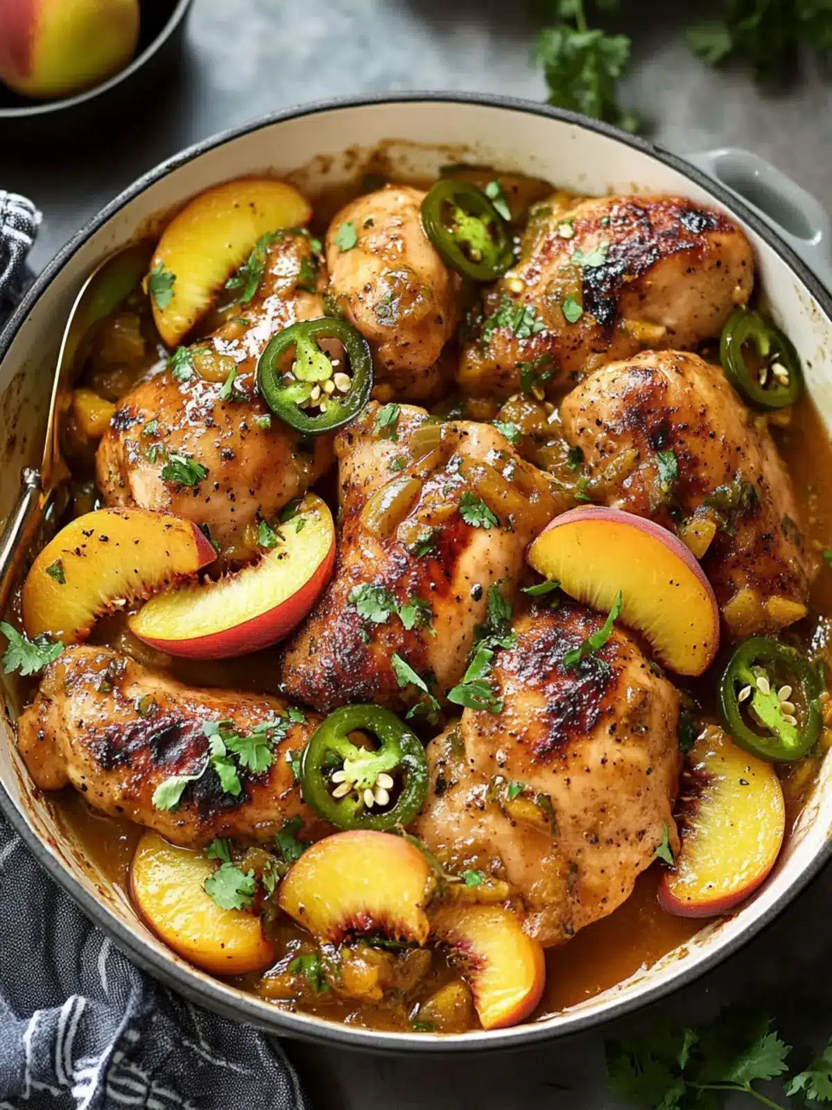 Sweet and Spicy Jalapeno Peach Chicken for a Zesty Dinner 4 Jalapeno Peach Chicken