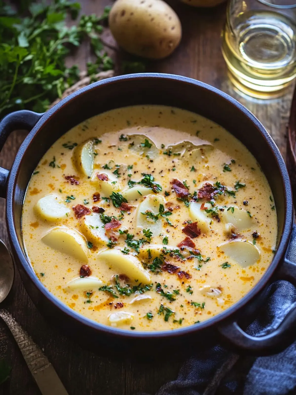 Savory Cajun Potato Soup that Warms Your Soul 4 Cajun Potato Soup