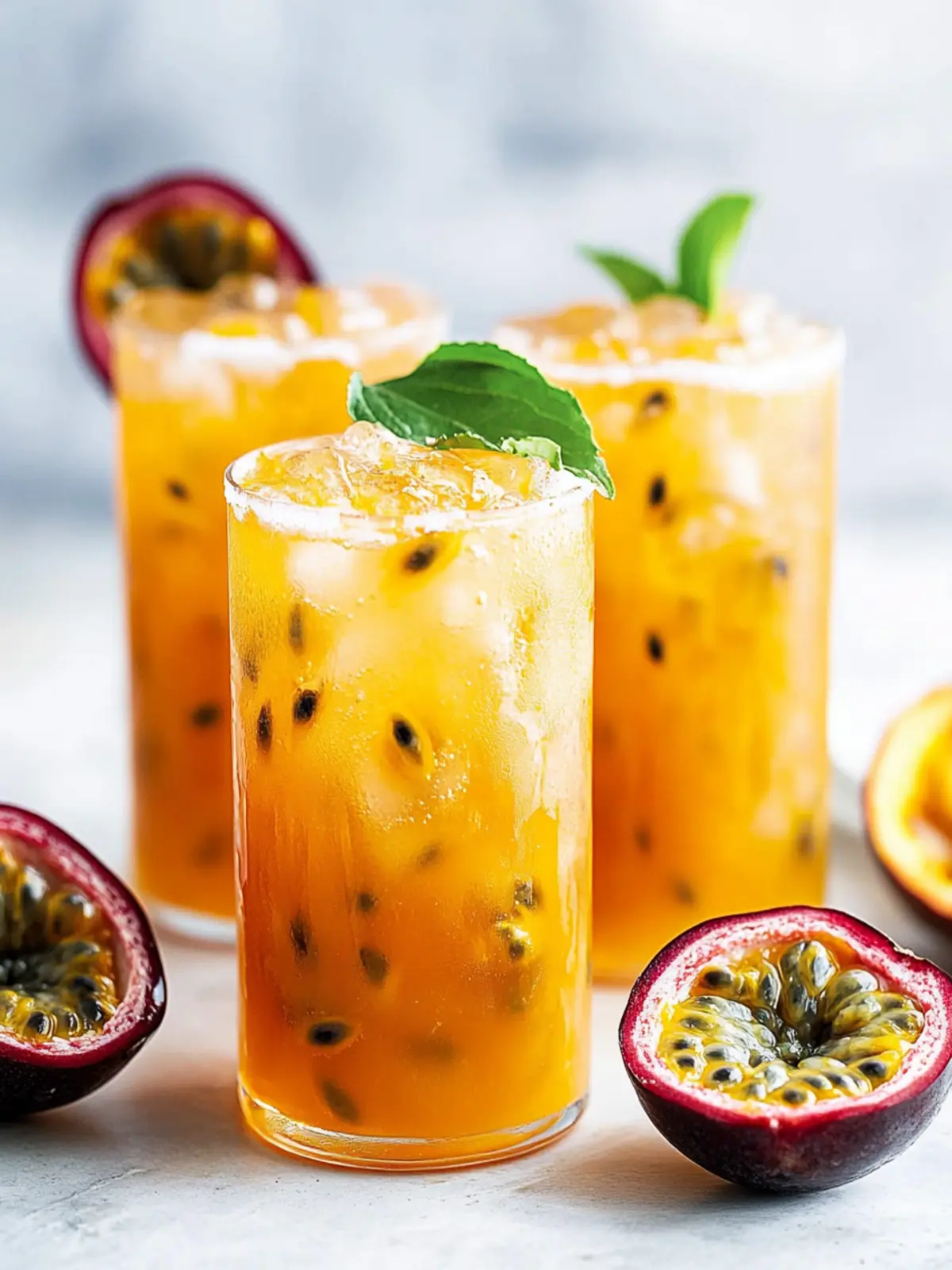 Healthy Drink Passion Fruit Iced Tea in 4 Easy Steps 5 Healthy Drink Passion Fruit Iced Tea (4 ingredients)