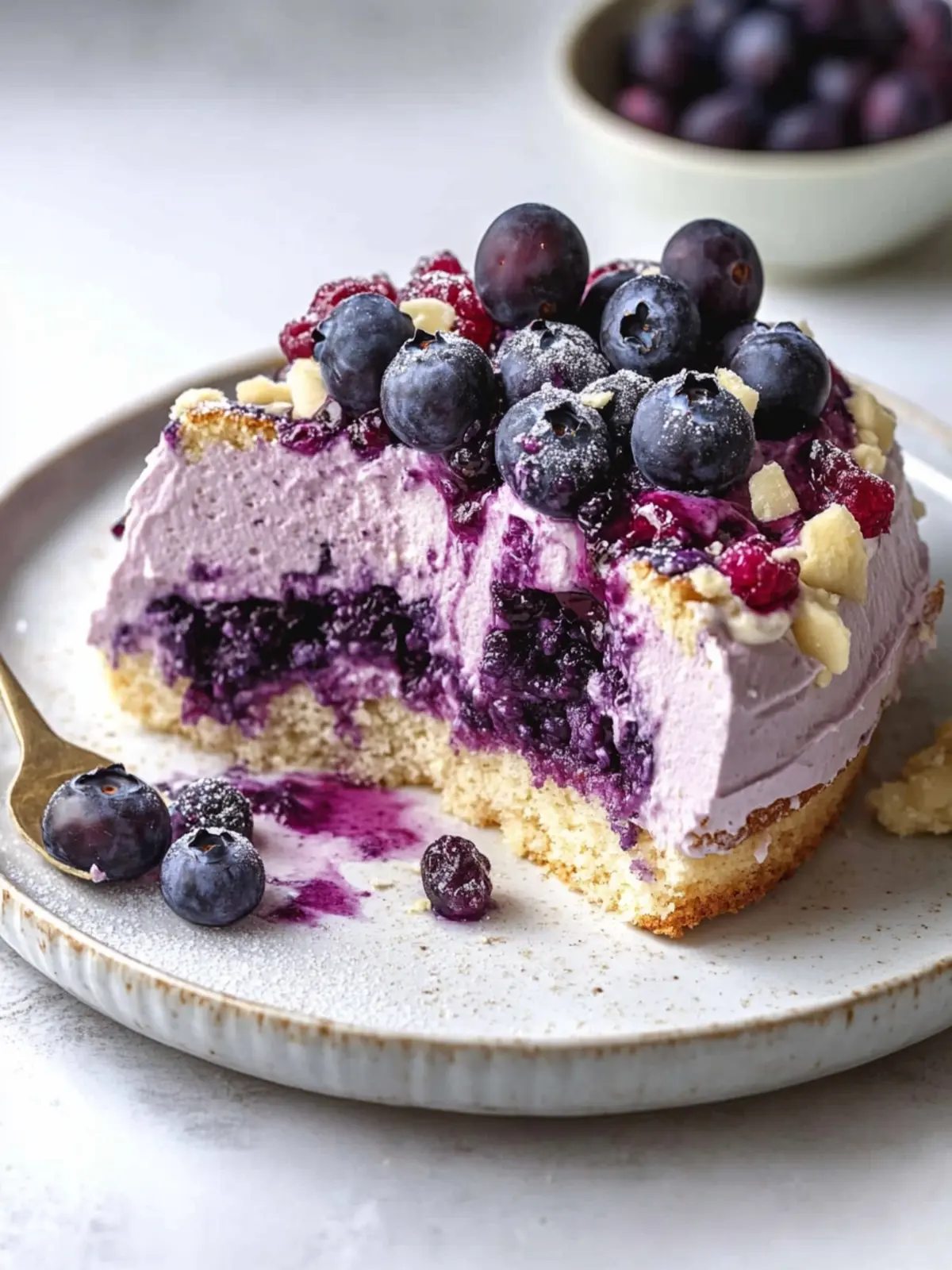 No Bake Blueberry Heaven on Earth Cake for Easy Indulgence 4 No bake Blueberry Heaven on Earth Cake
