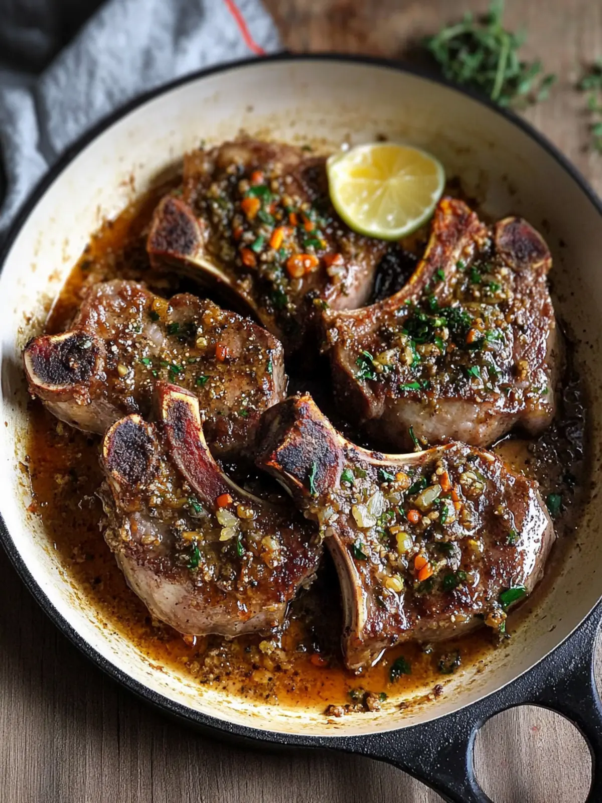 Mouthwatering Cajun Lamb Chops with Butter Sauce Surprise 2 Cajun Lamb Chops