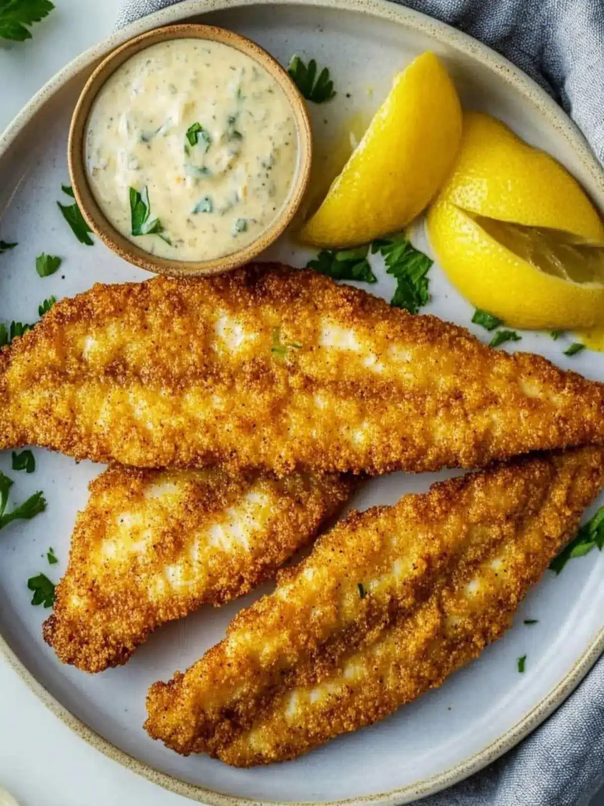 Crispy Air Fryer Cajun Catfish with Zesty Tartar Sauce 5 Air Fryer Cajun Catfish with Spicy Tartar Sauce