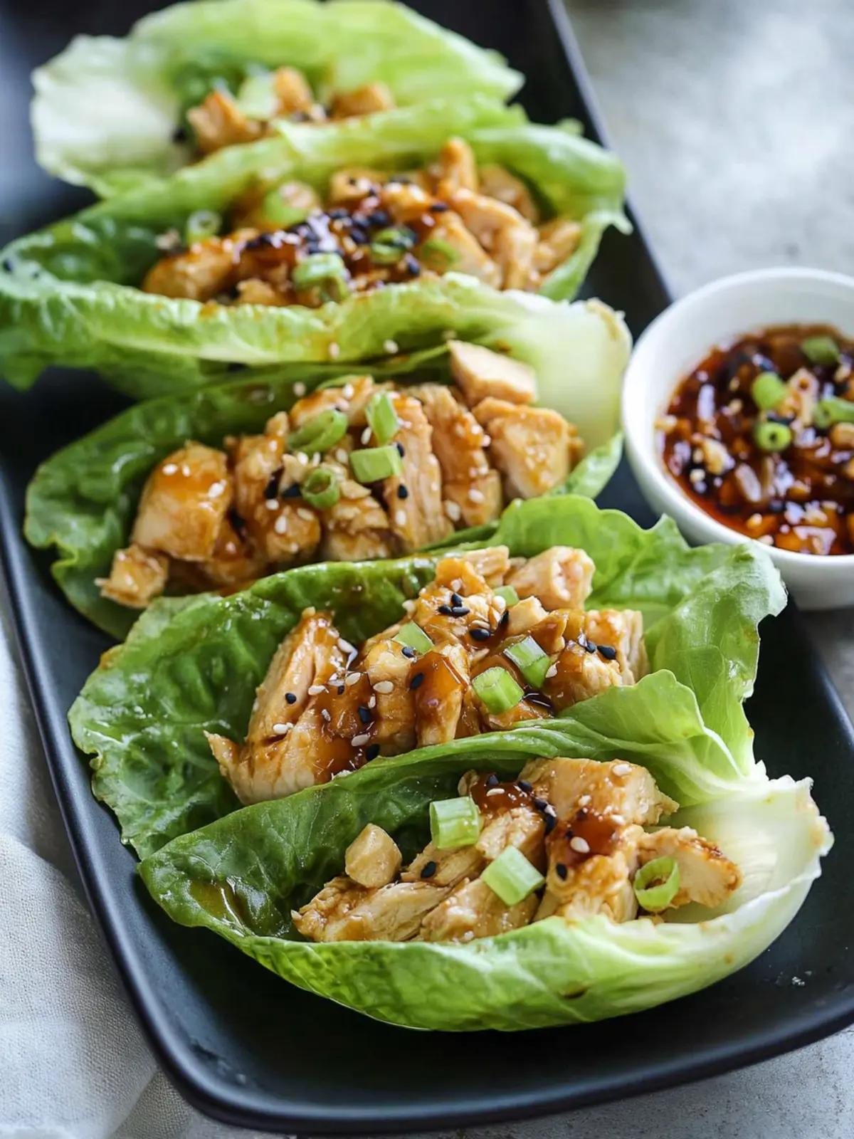 Delicious Teriyaki Chicken Lettuce Wraps for Happy Tummies 4 Teriyaki Chicken Lettuce Wraps