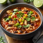 Low-Sodium Chicken Chili with Black Beans for Heart Health 8 cardiac diet recipes Low-Sodium Chicken Chili with Black Beans