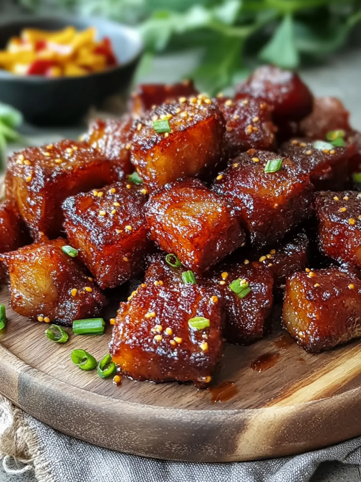 Crispy Air Fryer Pork Belly Bites with Sweet Ginger Glaze 5 Crispy Air Fryer Pork Belly Bites