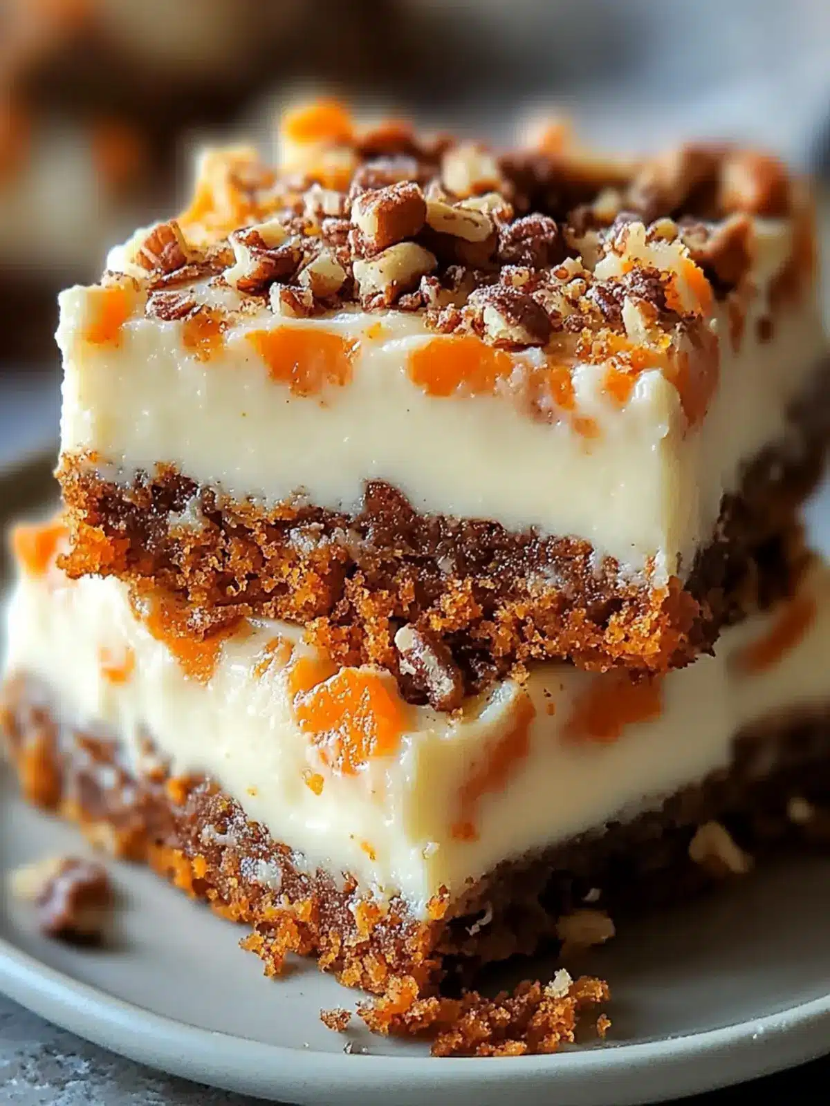 Irresistibly Indulgent Carrot Cake Cream Cheese Bars to Crave 4 Irresistibly Indulgent Carrot Cake Cream Cheese Bars